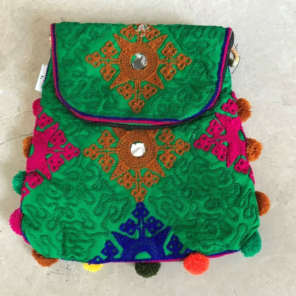 Handmade Cross Body bag Handbag Fancy Embroidry
